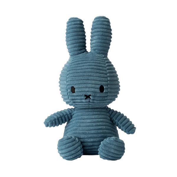 Bon Ton Toys Miffy Sitting Corduroy Plush Toy - Aviator Blue