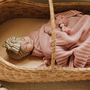 Bowy Made Pom Pom Tassel Blanket - Dusty