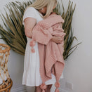 Bowy Made Pom Pom Tassel Blanket - Dusty