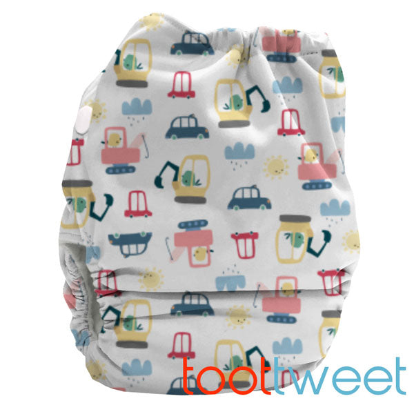 Bubblebubs Candie AI2 One Size Complete Cloth Nappy - Minky - Toottweet