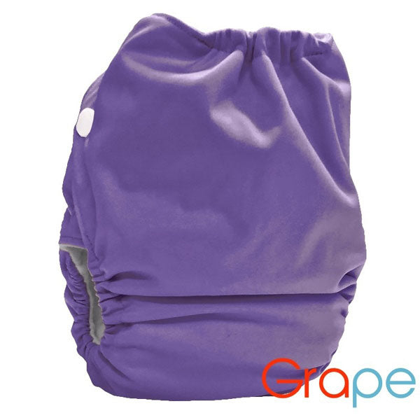 Bubblebubs Candie AI2 One Size Complete Cloth Nappy - PUL - Grape