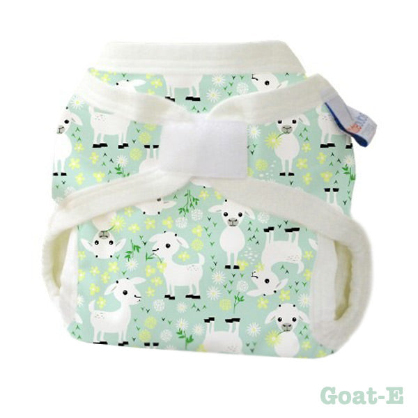 Bubblebubs PUL Gusseted Nappy Cover - Goat E