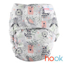 Bubblebubs Pebbles AIO Newborn Cloth Nappy - PUL - Limited Edition - Hook