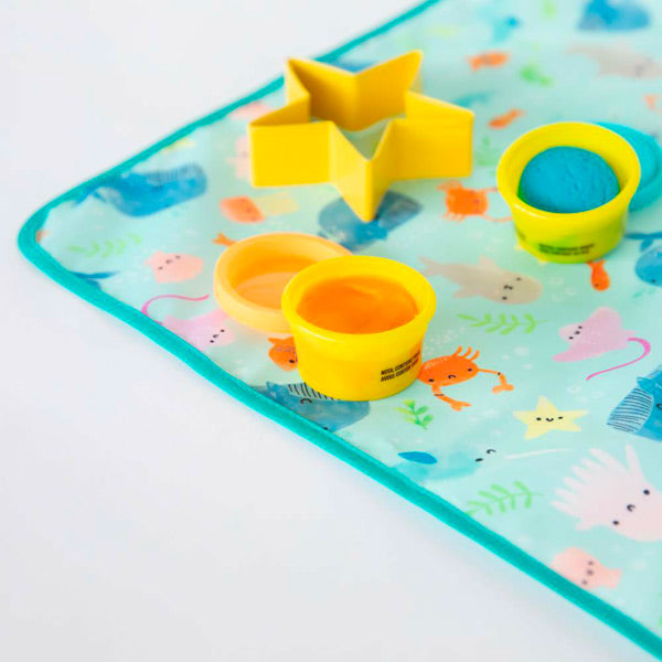 Bumkins Waterproof Splat Mat - Ocean Life
