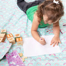 Bumkins Waterproof Splat Mat - Rainbow