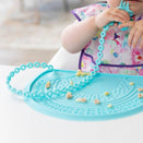 Bumkins Silicone Sensory Placemat - Small - Blue