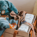 Bunnie Caddie Deluxe Nappy Organiser - Tan