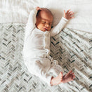 Copper Pearl Knit Swaddle Blanket - Alta