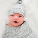 Copper Pearl Knit Swaddle Blanket - Asher