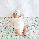 Copper Pearl Knit Swaddle Blanket - Leilani