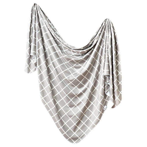 Copper Pearl Knit Swaddle Blanket - Midway