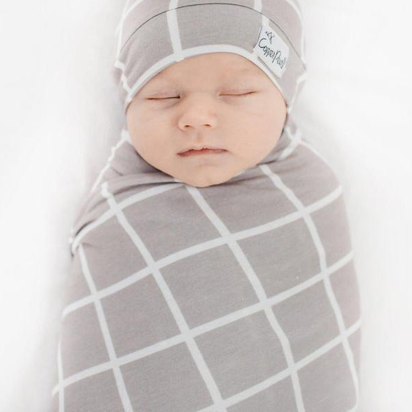 Copper Pearl Knit Swaddle Blanket - Midway