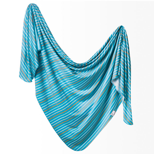 Copper Pearl Knit Swaddle Blanket - Milo