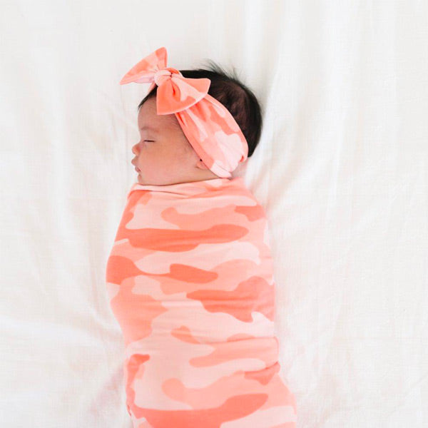 Copper Pearl Knit Swaddle Blanket - Remi