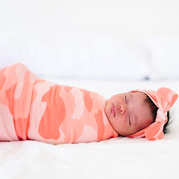 Copper Pearl Knit Swaddle Blanket - Remi