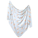 Copper Pearl Knit Swaddle Blanket - Swift