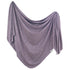 Copper Pearl Knit Swaddle Blanket - Violet