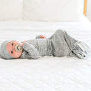 Copper Pearl Newborn Knotted Gown - Asher