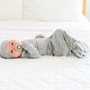 Copper Pearl Newborn Knotted Gown - Asher