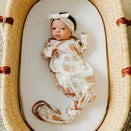 Copper Pearl Newborn Knotted Gown - Ferra