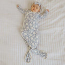 Copper Pearl Newborn Knotted Gown - Lacie