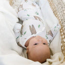 Copper Pearl Newborn Knotted Gown - Noah