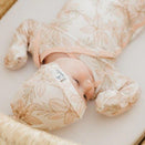 Copper Pearl Newborn Top Knot Hat - Kiana