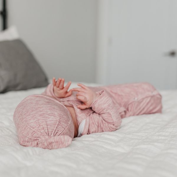 Copper Pearl Newborn Knotted Gown - Maeve