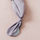 Copper Pearl Newborn Knotted Gown - Violet