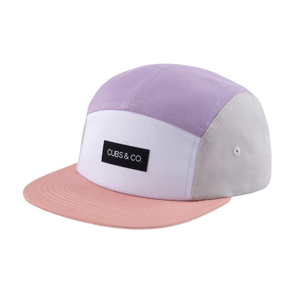 Cubs & Co. Five Panel Snapback Hat - Retro Pink
