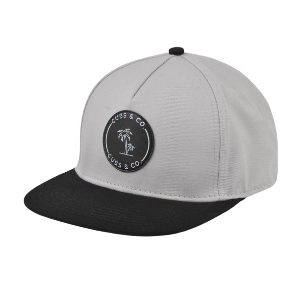 Cubs & Co. Signature Snapback Hat - Grey and Black