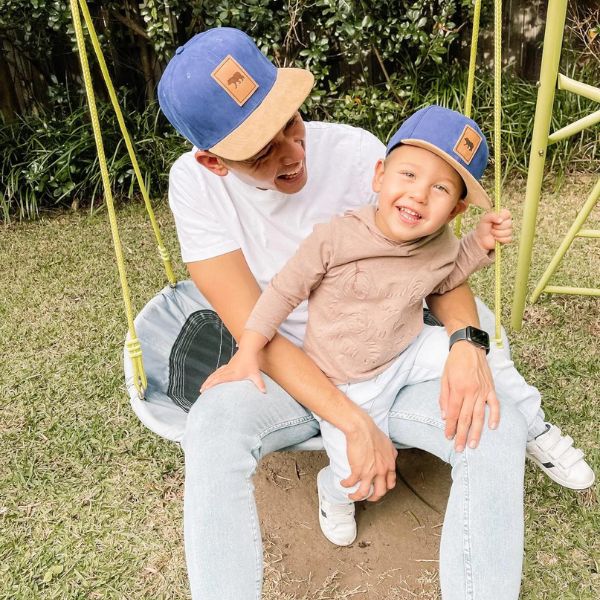 Cubs & Co. Snapback Suede with Cub Hat - Navy