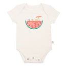 Finn and Emma Organic Short Sleeve Bodysuit - Dive In