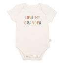 Finn and Emma Organic Short Sleeve Bodysuit - Love Grandpa
