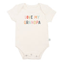 Finn and Emma Organic Short Sleeve Bodysuit - Love Grandpa