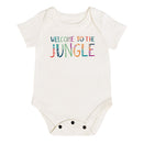 Finn and Emma Organic Short Sleeve Bodysuit - Welcome to the Jungle