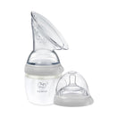 Haakaa Gen 3 Silicone Breast Pump and Bottle Set - Grey
