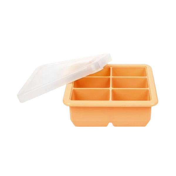 Haakaa Silicone Baby Food and Breast Milk Freezer Tray - Apricot