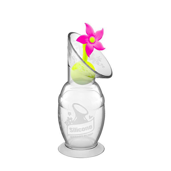 Haakaa Silicone Breast Pump Flower Stopper - Pink