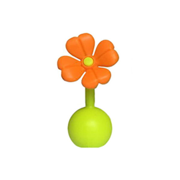 Haakaa Silicone Breast Pump Flower Stopper - Orange