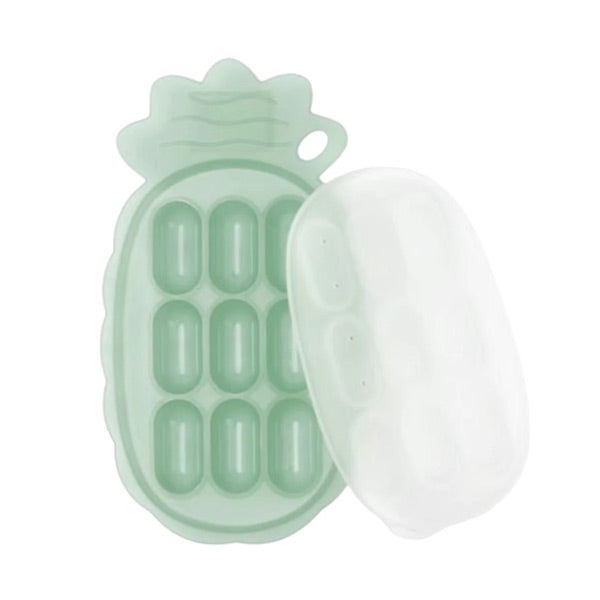 Haakaa Silicone Pineapple Nibble Tray - Pea Green