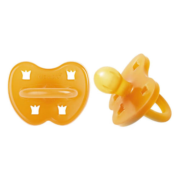 Hevea Natural Rubber Pacifier - Standard Round Teat - 2 Pack