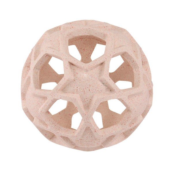 Hevea Upcycled Natural Rubber Star Ball - Peach