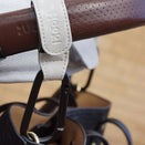 Hooki Duo Pram Hook Clip Set - Dotty Sand