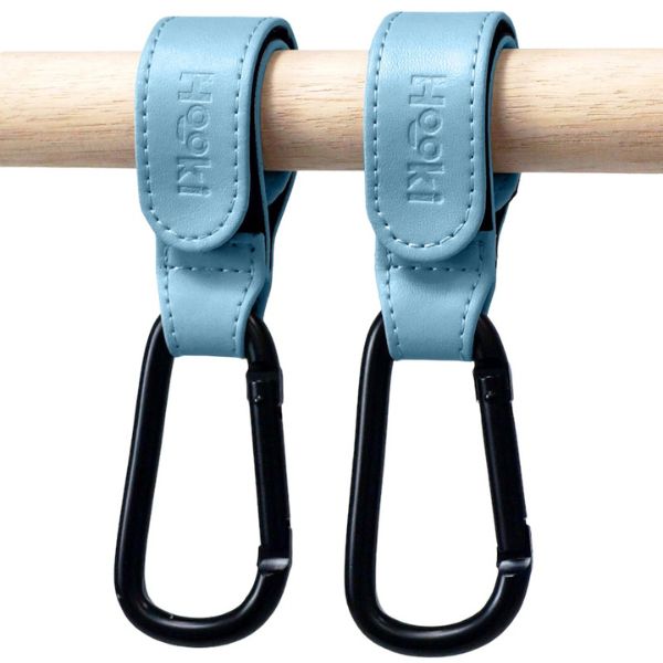 Hooki Duo Pram Hook Clip Set - Cornflower Blue