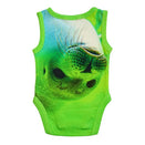 Inchworm Alley Organic Tank Bodysuit - Seal