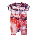 Inchworm Alley Organic Short Romper - Raw Rose Quartz