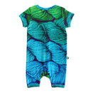 Inchworm Alley Organic Short Romper - Spin a Yarn