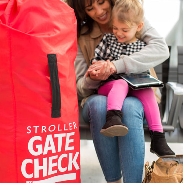 JL Childress Red Stroller Gate Check Bag