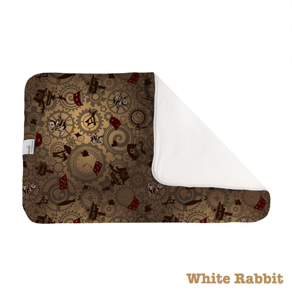 Kanga Care Wonderland Changing Pad and Sheet Saver - White Rabbit